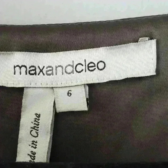 Max and cleo gunmetal Parisa  dress size 6 - Picture 6 of 8